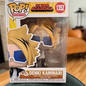 Funko My Hero Academia Denki Kaminari Figure with Yellow and Blue Accents